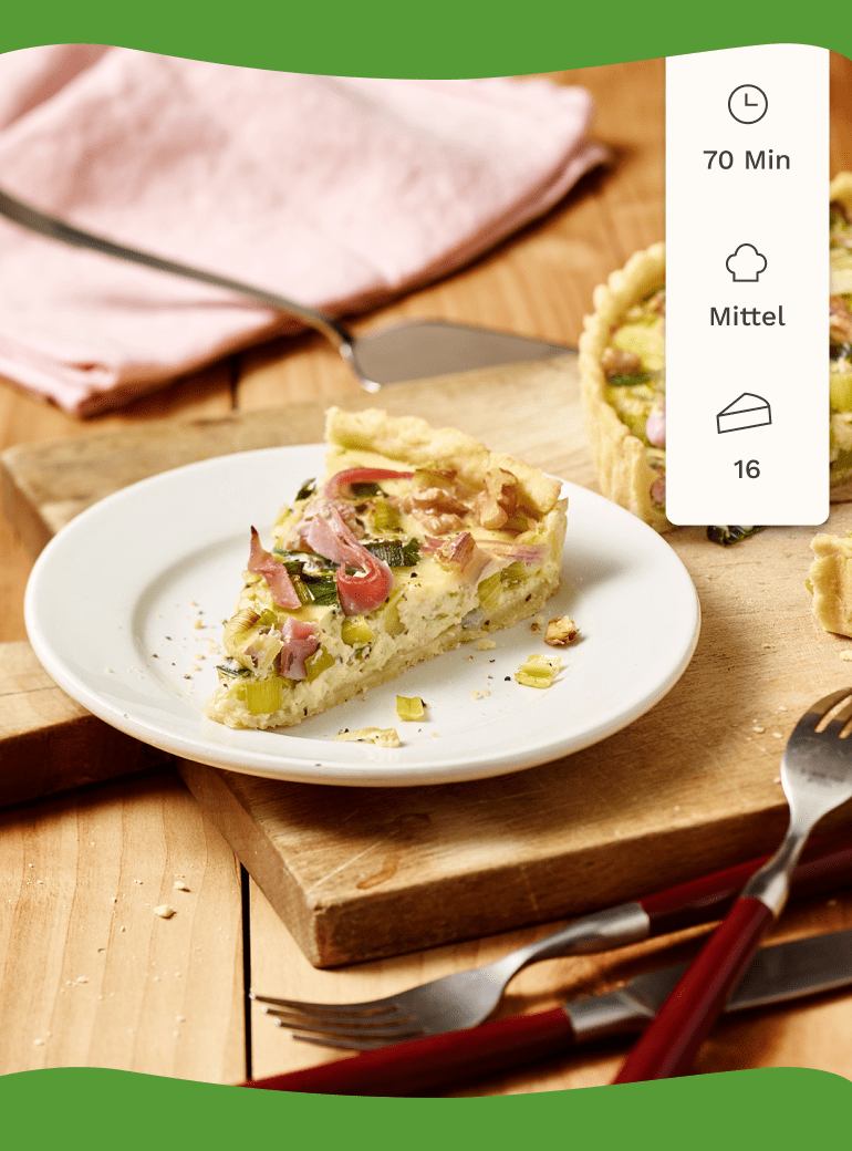 Herta | Quiche Lorraine mit Schinken und Lauch