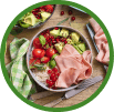 Poke Bowl mit Saftschinken