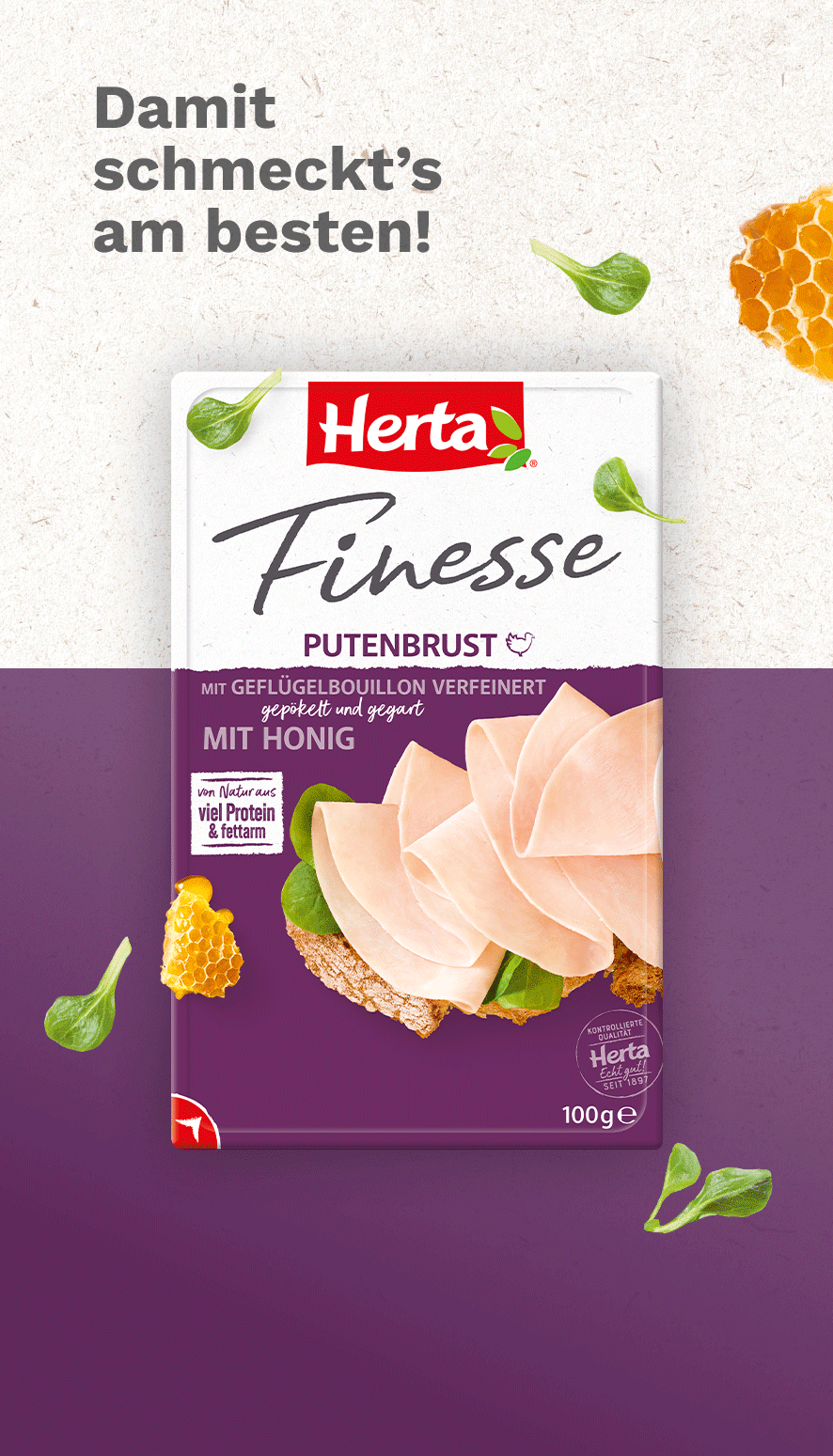 Putenbrust mit Honig