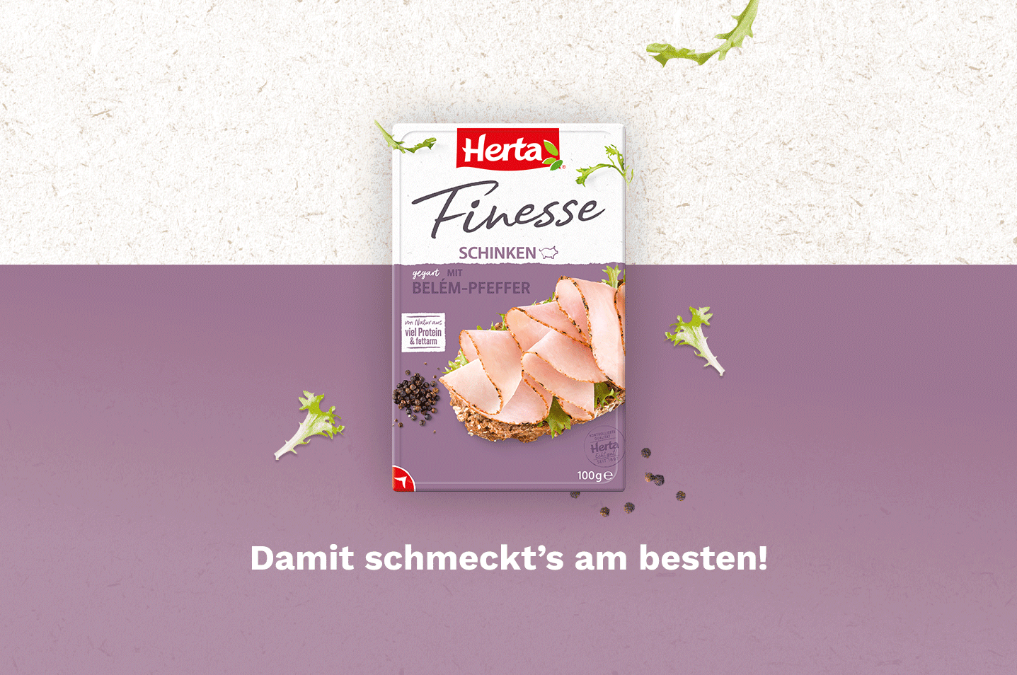 Schinken mit Belém-Pfeffer